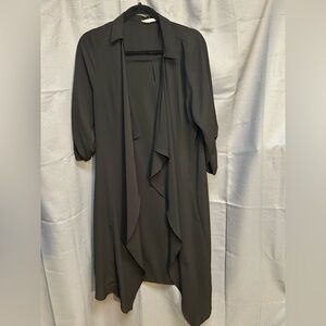 Vine & Love Black Sheer Cardigan